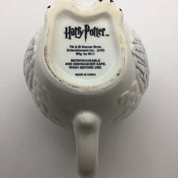 Harry Potter White Ceramic 3D Hedwig Snowy Owl Cup Mug 10 oz - Picture 9 of 12